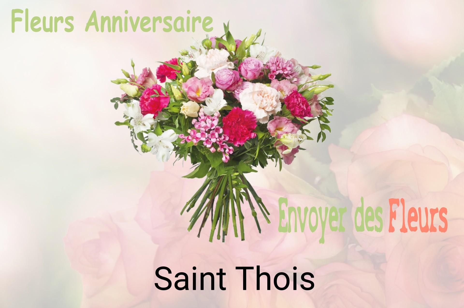 Bouquet de fleurs d’anniversaire livré à Saint-Thois